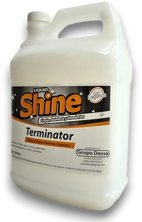 Galón blanco de Terminator, de Grupo Dessa